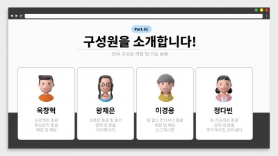 팀 구성 및 역할